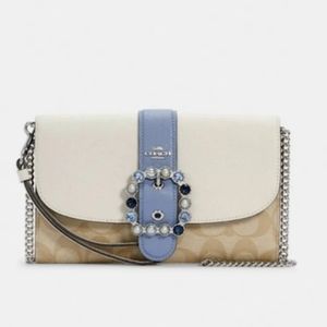 Coach Gemma Clutch Crossbody In Signature Canvas